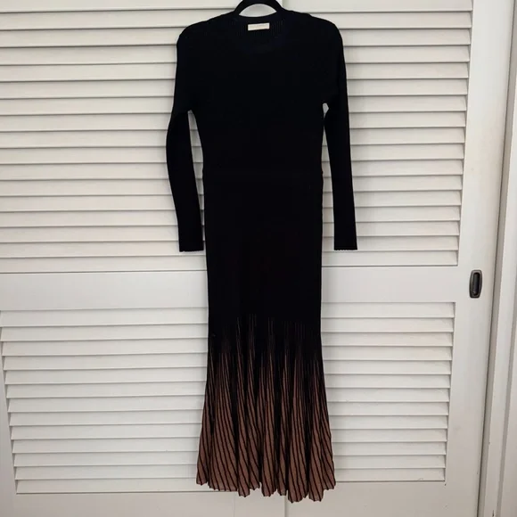 Ulla Johnson Magnolia Ombré Rib-Knit Maxi Dress - Picture 2 of 5